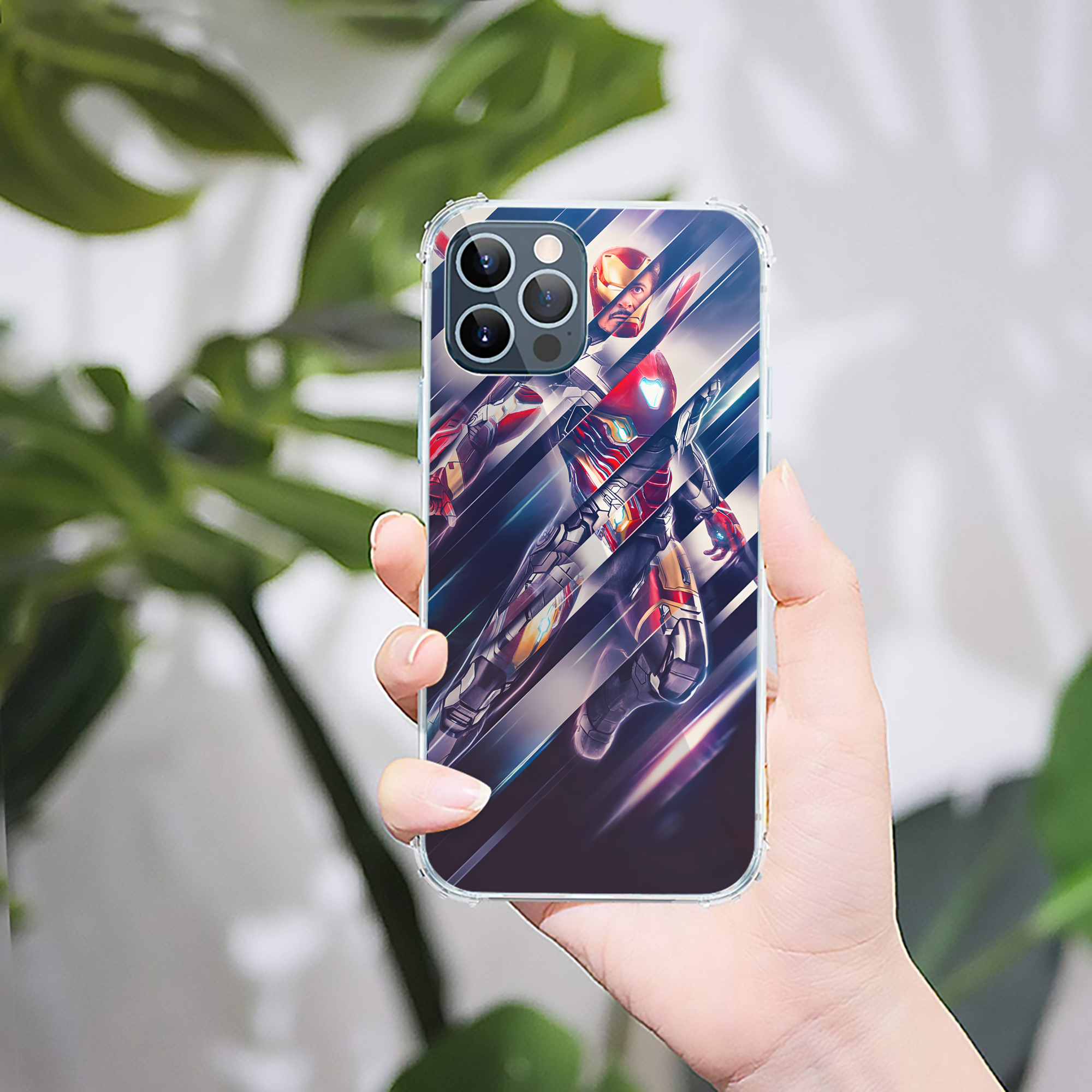 （画像用） アベンジャーズ The Avengers 【iPhone 12シリーズ対応】透明スマホケース（クリアソフトケース）
